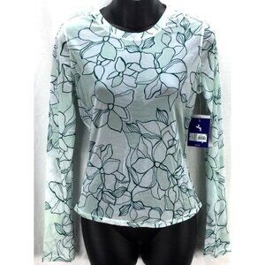 Joy Lab Blouse Top Small Green Athletic New